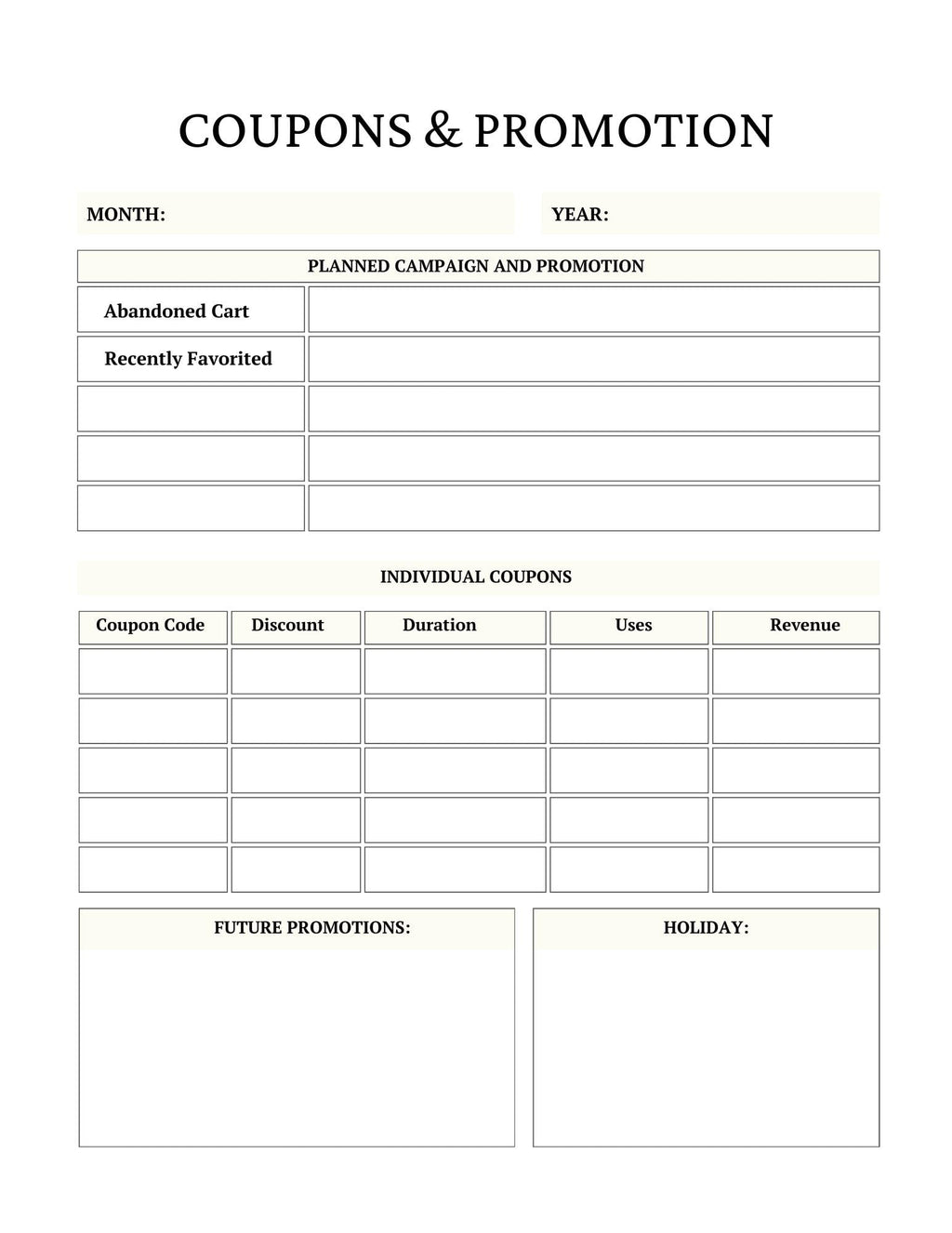 Marketing Planner 2026 – Social Media & Content Strategy Organizer – Digital Download