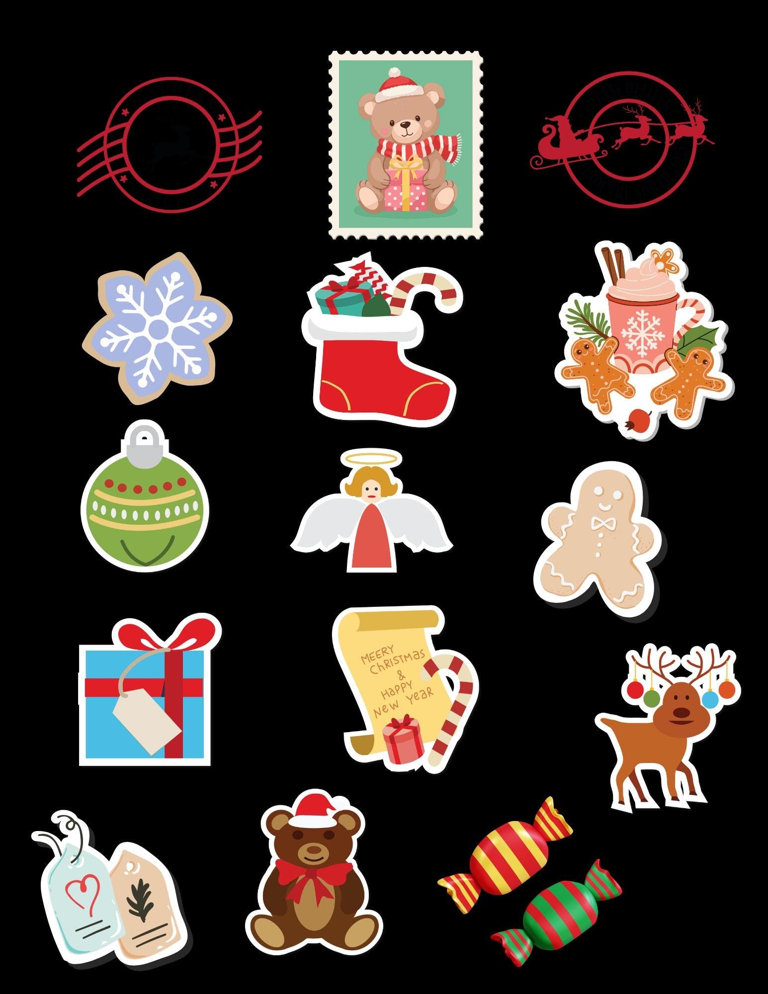 71 Santa Letters + Certificates, Envelopes & North Pole Stamps – Christmas Activity Pages – Editable Printable