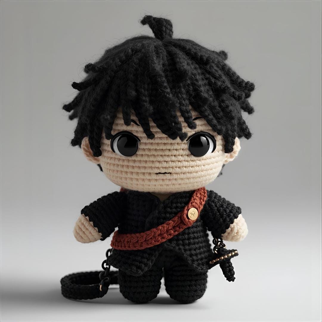 Chibi Anime Crochet Bag Patterns – 7 Mini Backpack PDF Bundle with Instructions