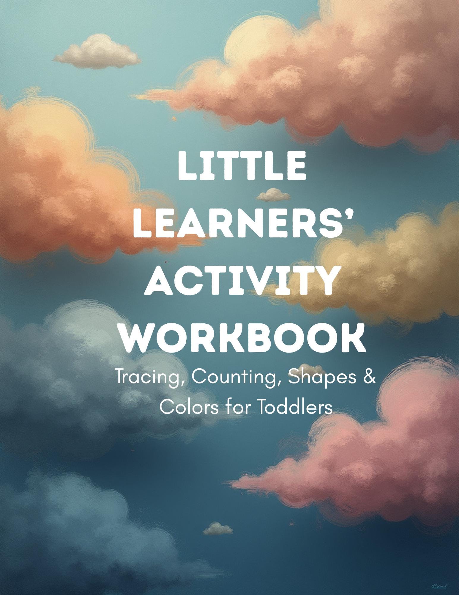 Toddler Learning Bundle: Workbook + Animal Flashcards