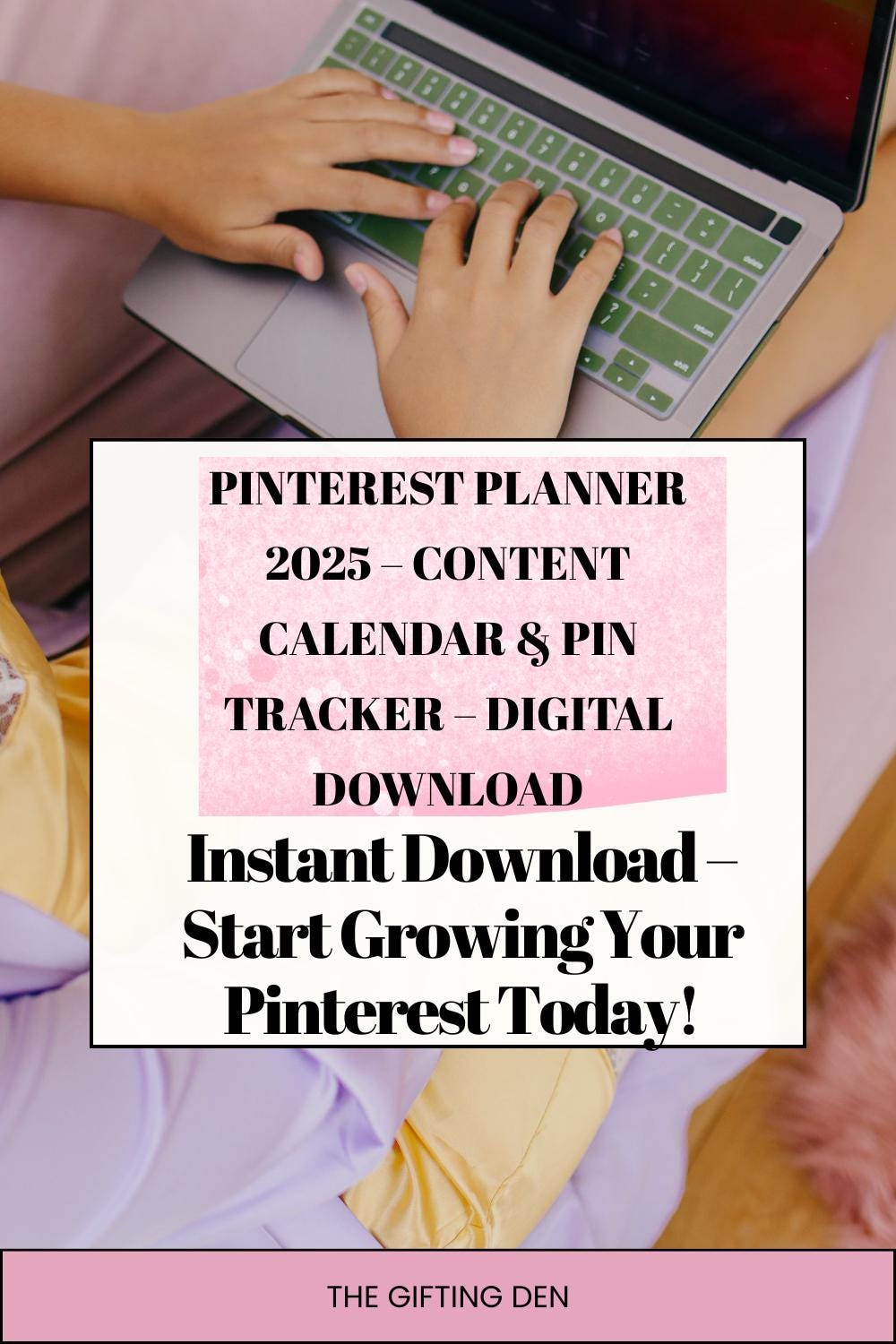 Pinterest Planner 2026 – Content Calendar & Pin Tracker – Digital Download