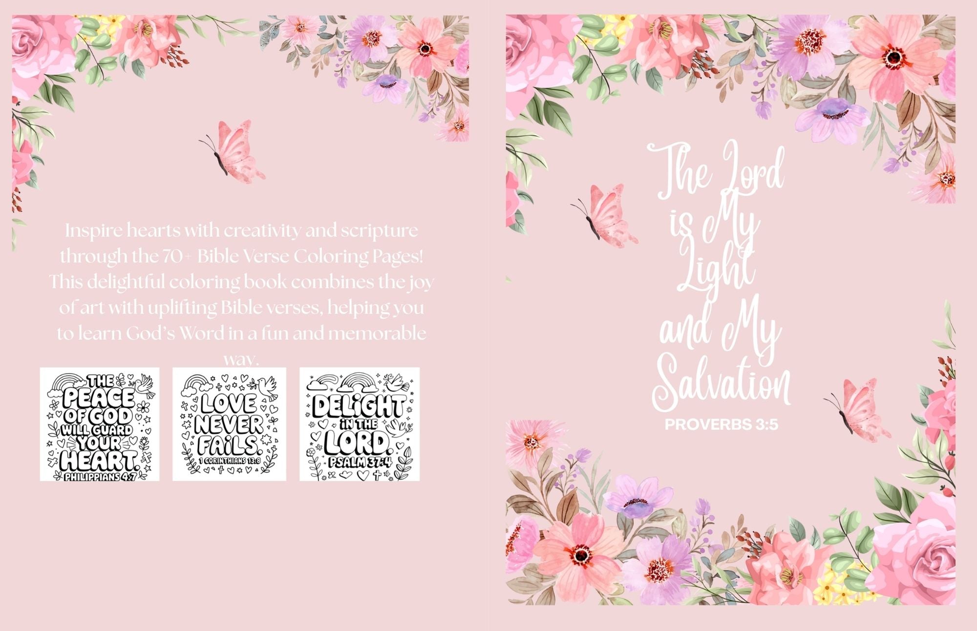 God's Word in Color-Faith-Based Coloring Book